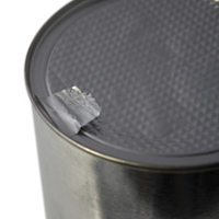 Seamed lid cans aluminium seal